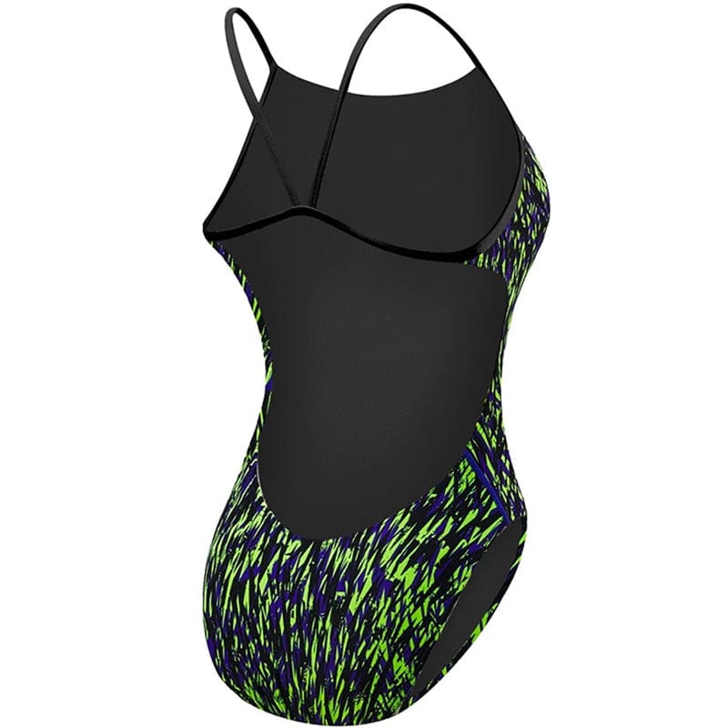 TYR - Rasguno Cutoutfit Ladies Swimsuit - Yellow/Purple