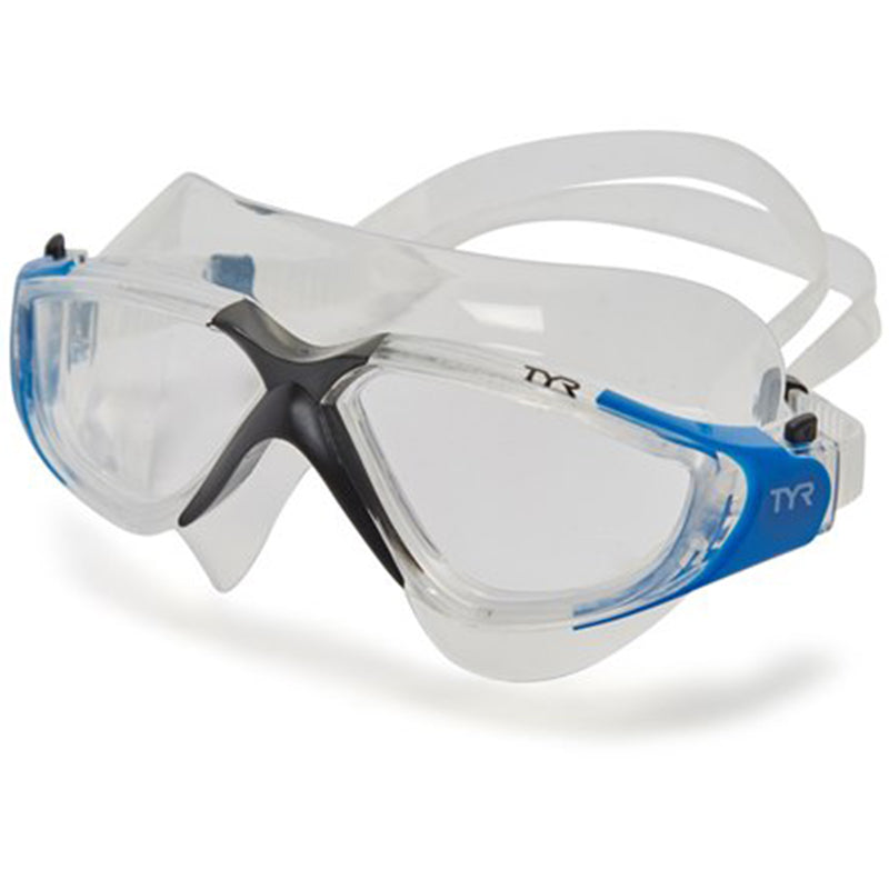 TYR - Rogue Adult Swim Mask Goggles - Clear/Black/Blue