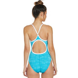 TYR - Sandblasted Diamondfit Ladies Swimsuit - Turquoise/White