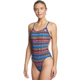 TYR - Santa Fe Cutoutfit Ladies Swimsuit - Black/Multi