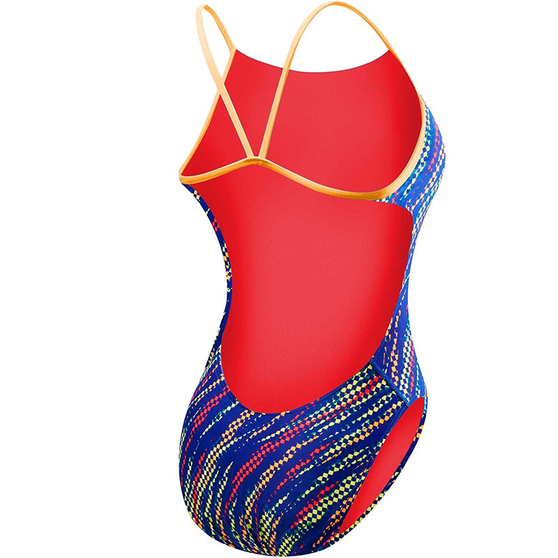 TYR - Sassari Cutoutfit Ladies Swimsuit - Royal/Yellow