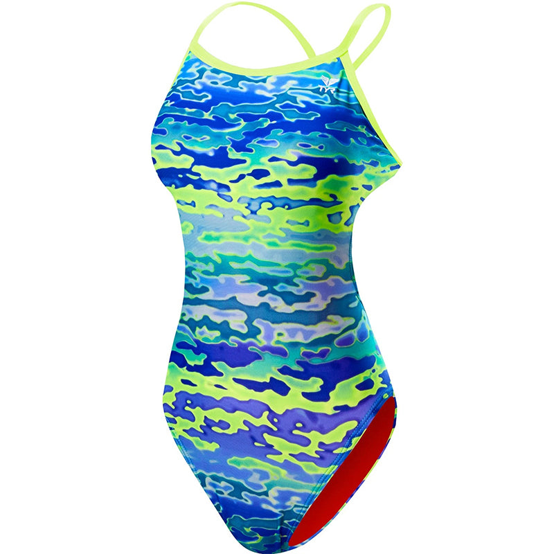 TYR - Serenity Trinityfit Ladies Swimsuit - Blue/Green