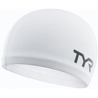 TYR - Silicone Comfort Adult Swim Cap - White