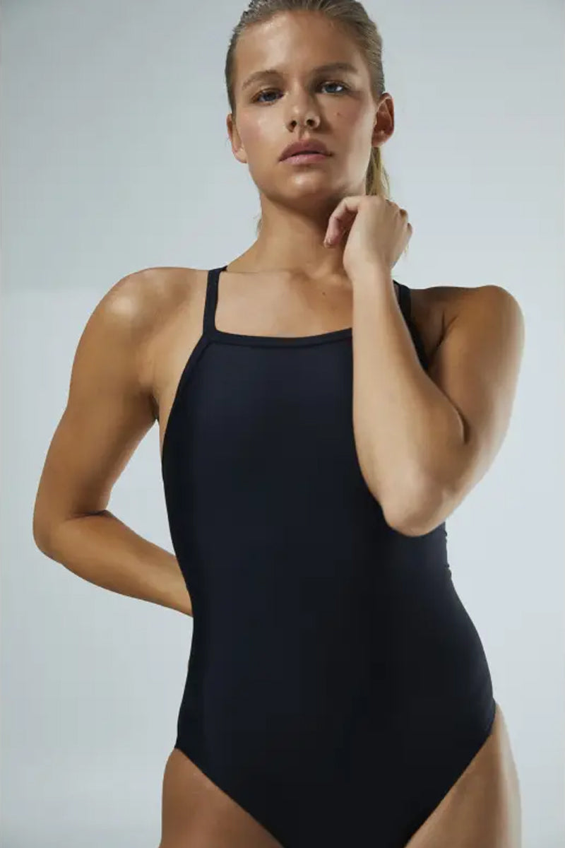 TYR - Solid Durafast Diamondfit Swimsuit - Black