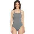 TYR - Solid Durafast Diamondfit Swimsuit - Dark Grey