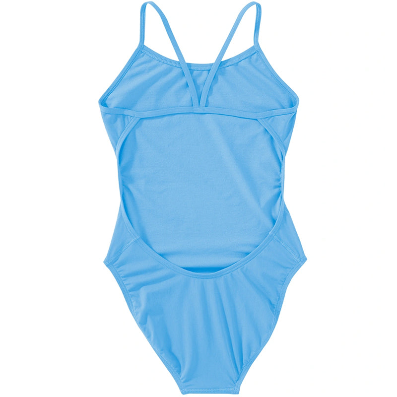 TYR - Solid Durafast One Cutoutfit Swimsuit - Light Blue