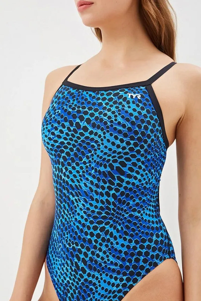 TYR - Swarm Diamondfit Ladies Swimsuit - Blue