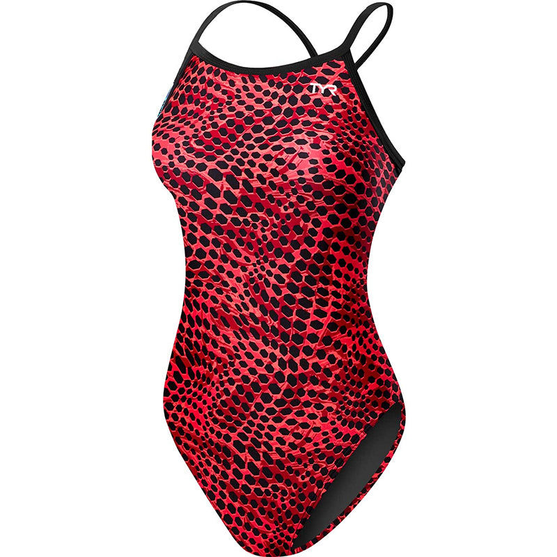 TYR - Swarm Diamondfit Ladies Swimsuit - Red
