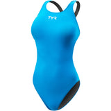 TYR - Thresher Aerofit Ladies Competition Swimsuit - Blue/Grey