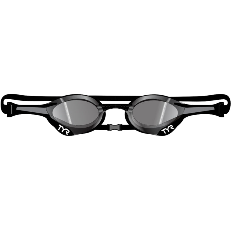 TYR - Tracer-X Elite Mirrored Racing Adult Goggles - Silver/Black