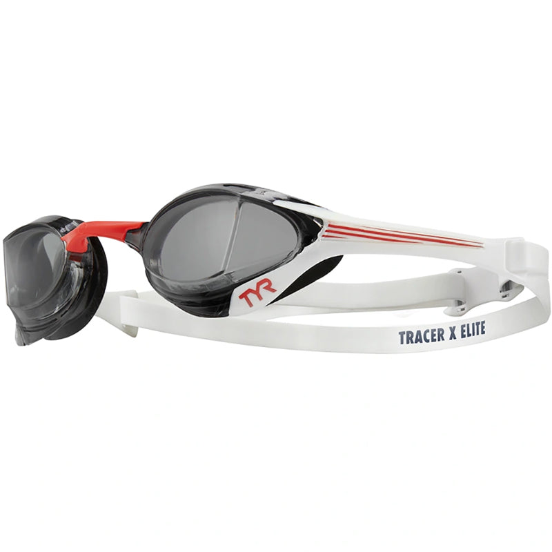 TYR - Tracer-X Elite Racing Adult Goggles - Smoke/Red