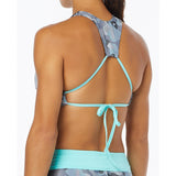 TYR - Women’s Active Kira Top- Lavare - Grey/Mint