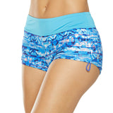 TYR - Women’s Della Boyshort-Sundrata - Turquoise
