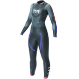 TYR - Women’s Hurricane Wetsuit Cat 3 - Black/Pink/Purple
