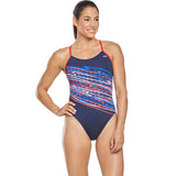 TYR - Victorious Cutoutfit Ladies Swimsuit - Red/White/Blue