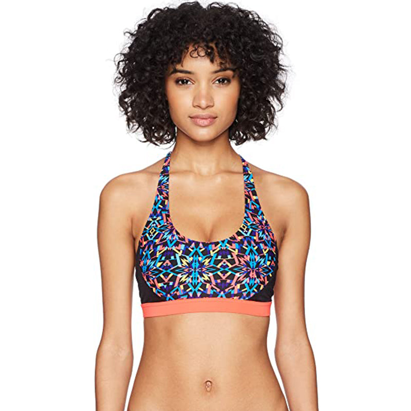 TYR - Women’s Active Harlow Top- Carnivale - Black/Multi