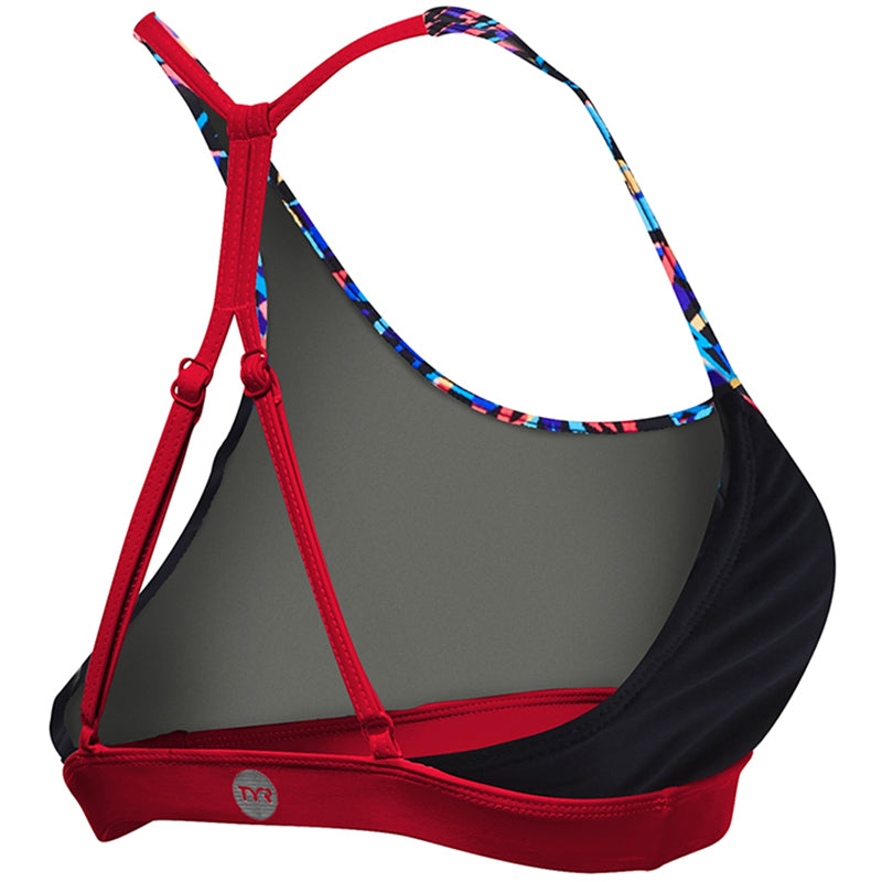 TYR - Women’s Active Harlow Top- Carnivale - Black/Multi