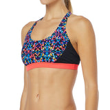 TYR - Women’s Active Harlow Top- Carnivale - Black/Multi