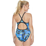 TYR - Azoic Diamondfit Ladies Swimsuit - Blue/Multi