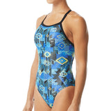 TYR - Azoic Diamondfit Ladies Swimsuit - Blue/Multi
