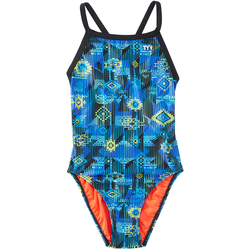 TYR - Azoic Diamondfit Ladies Swimsuit - Blue/Multi