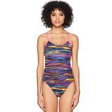 TYR - Fresno Cutoutfit Ladies Swimsuit - Purple/Multi