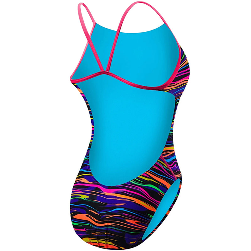 TYR - Fresno Cutoutfit Ladies Swimsuit - Purple/Multi