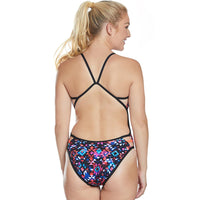 TYR - Meso Mojave Cutoutfit Ladies Swimsuit - Black/Multi