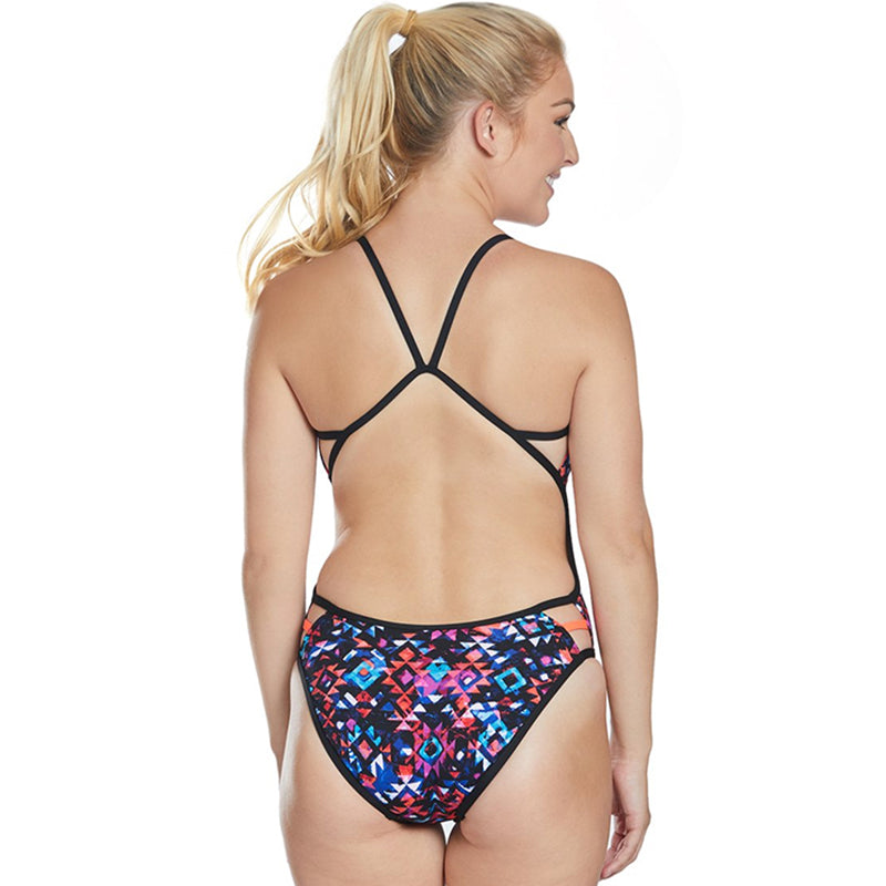 TYR - Meso Mojave Cutoutfit Ladies Swimsuit - Black/Multi