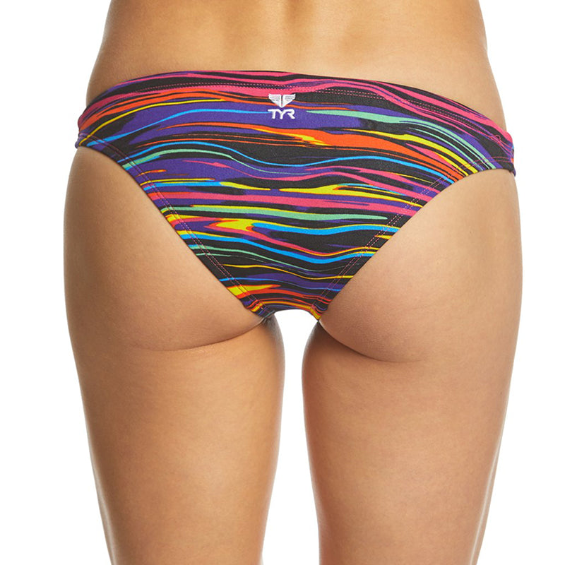 TYR - Fresno Women's Mini Bikini Racer Brief - Purple/Multi