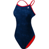 TYR - Sandblasted Diamondfit Ladies Swimsuit - Navy