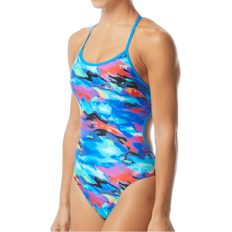 TYR - Synthesis Trinityfit Ladies Swimsuit - Blue/Multi