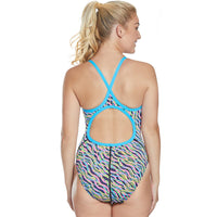 TYR - Zazu Diamondfit Ladies Swimsuit - Pink/Blue