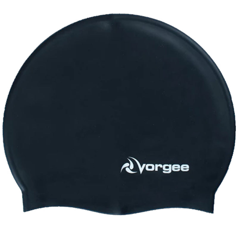 Vorgee - Super Flex Silicone Swim Hat Black