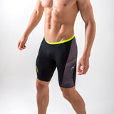 Zone3 - Cosmic Mens Jammers (Grey/Fluro Yellow)