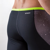 Zone3 - Cosmic Mens Jammers (Grey/Fluro Yellow)