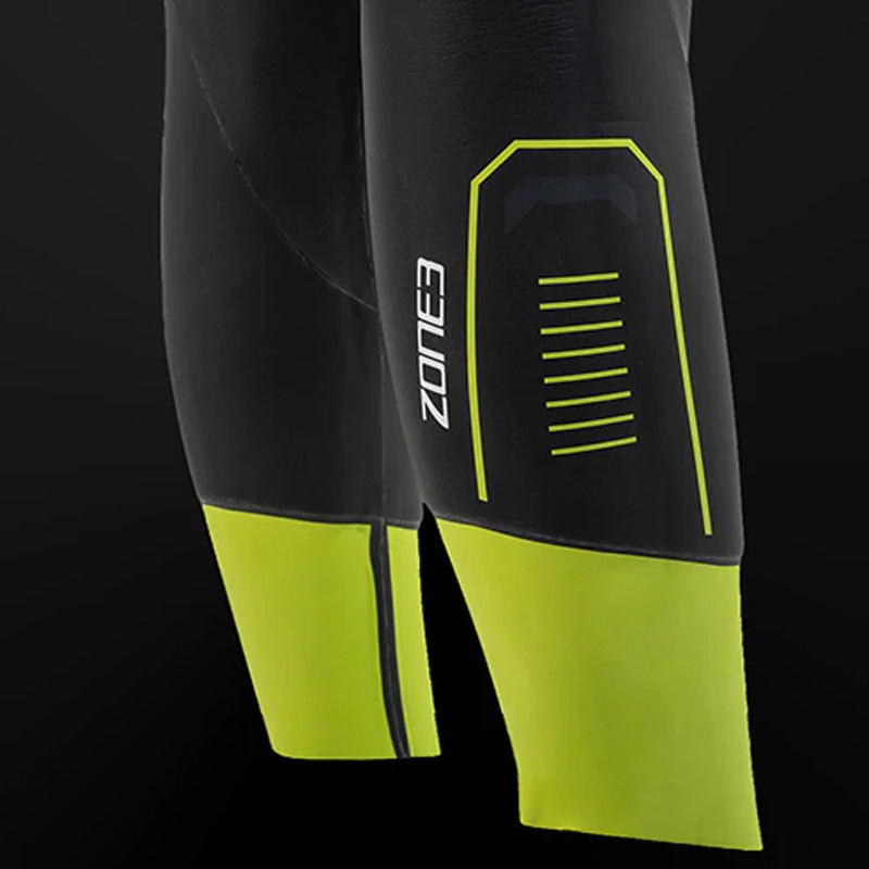 Zone3 - Mens Sleeveless Vision Wetsuit - Black/Green
