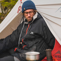 Zone3 - Polar Fleece Parka Robe Jacket - Black/Grey