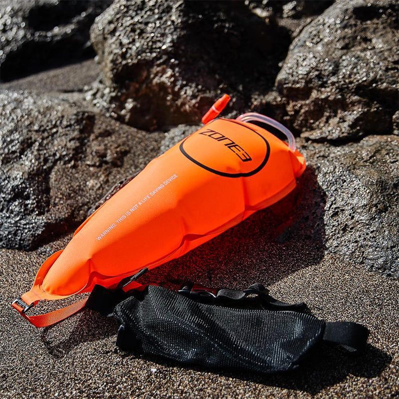 Zone3 - Safety Belt with Tow Float Pouch - HI-VIS Orange
