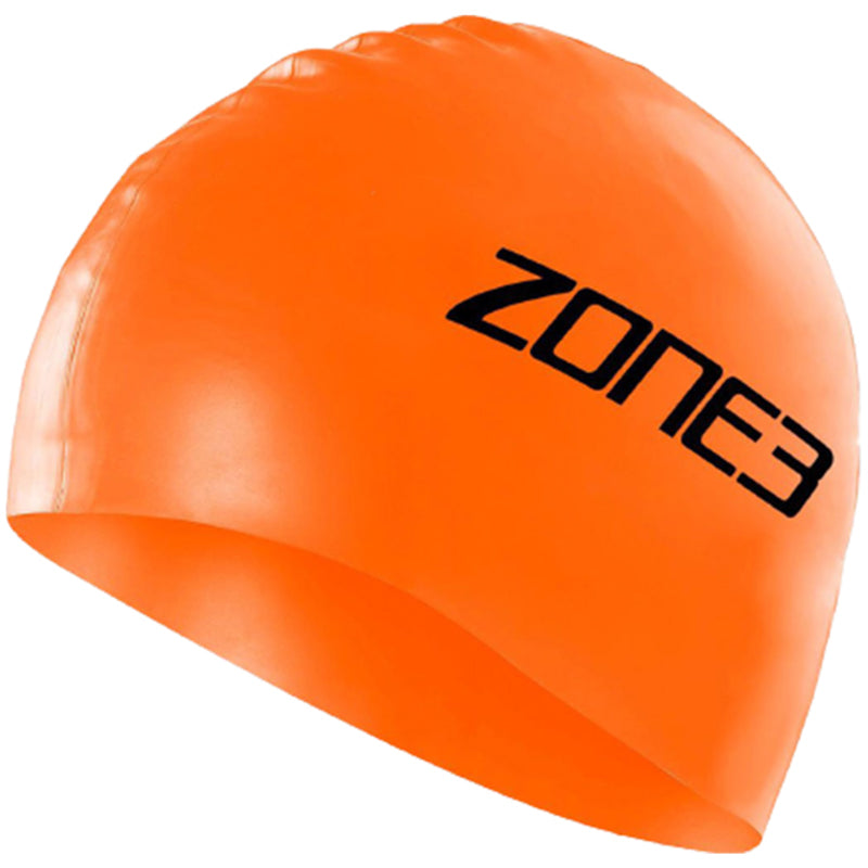 Zone3 - Silicone Swim Cap 48g - HI-VIS Orange