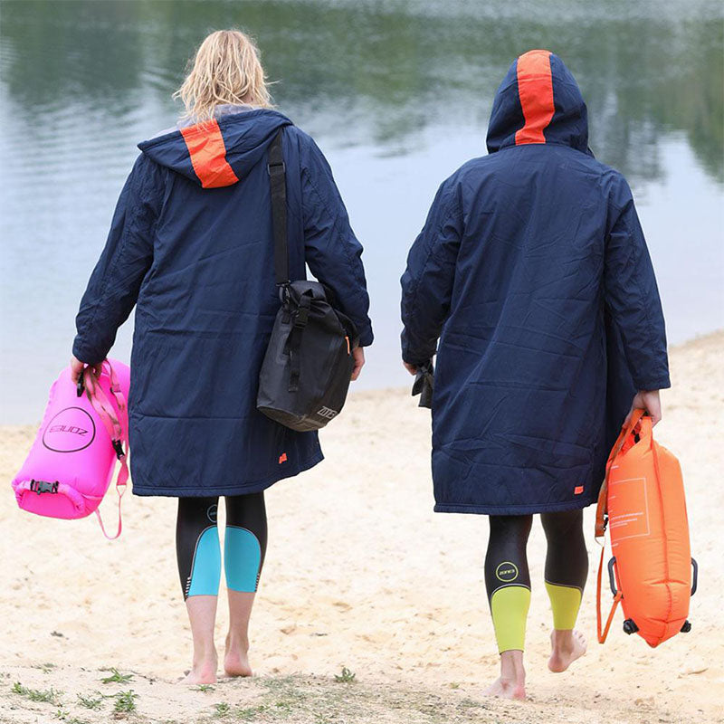 Zone3 - Swim Safety Buoy/Dry Bag 28L - HI-VIS Orange