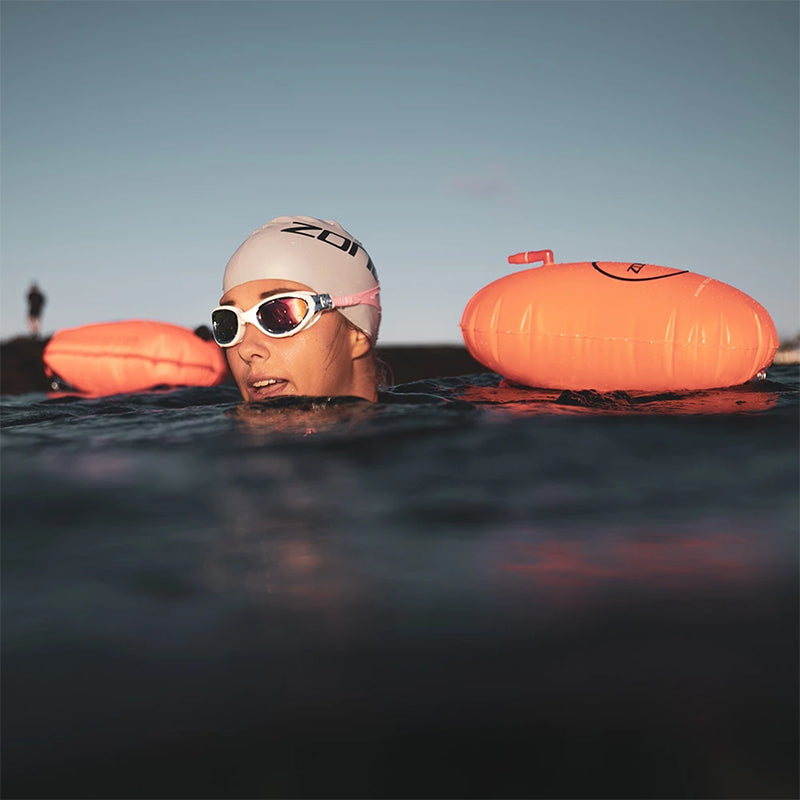 Zone3 - Swim Safety Buoy/Tow Float - Neon Orange