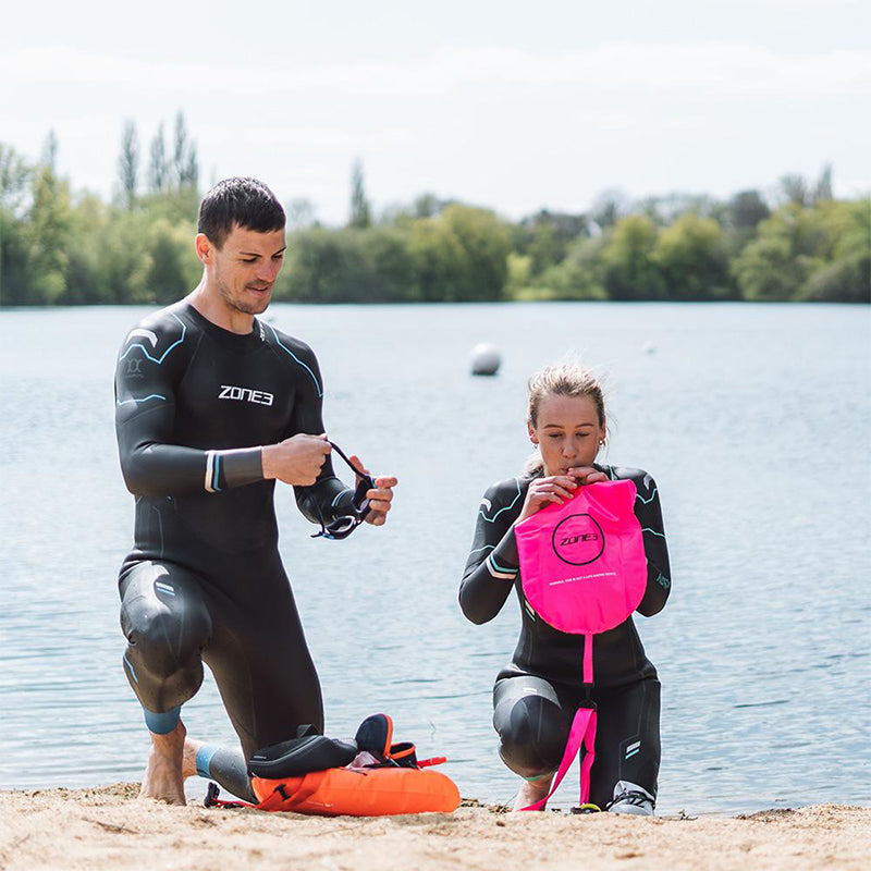 Zone3 - Swim Safety Buoy/Tow Float - Neon Pink
