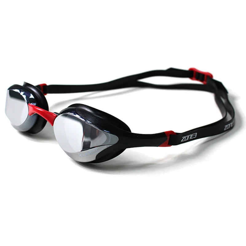 Zone3 - Volare Streamline Racing Swim Goggles - Black/Red