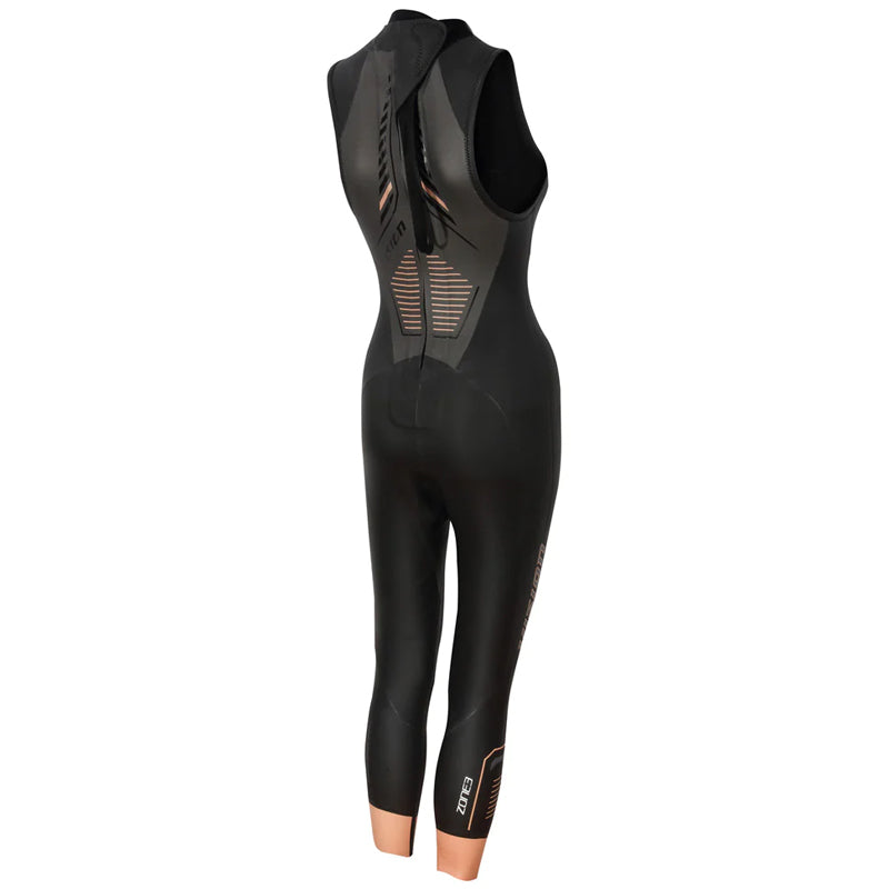 Zone3 - Womens Sleeveless Vision Wetsuit - Black/Pink