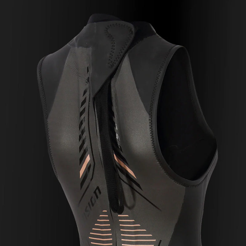 Zone3 - Womens Sleeveless Vision Wetsuit - Black/Pink