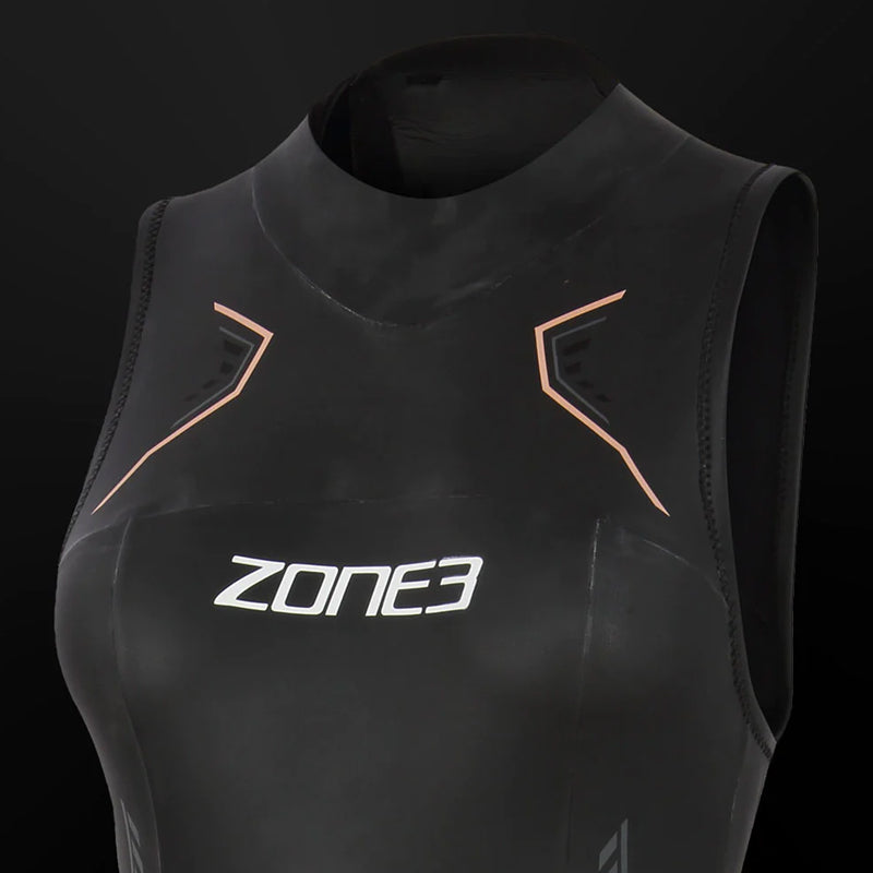 Zone3 - Womens Sleeveless Vision Wetsuit - Black/Pink