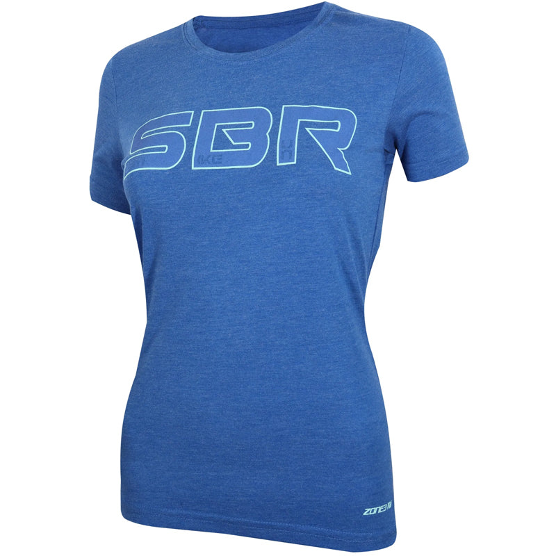 Zone3 - Women's Swim/Cycle/Run Tee (Blue)